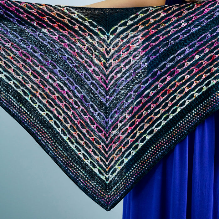 Among The Wildflowers Shawl by Paper Daisy Creations (Lisa Ross) KIT