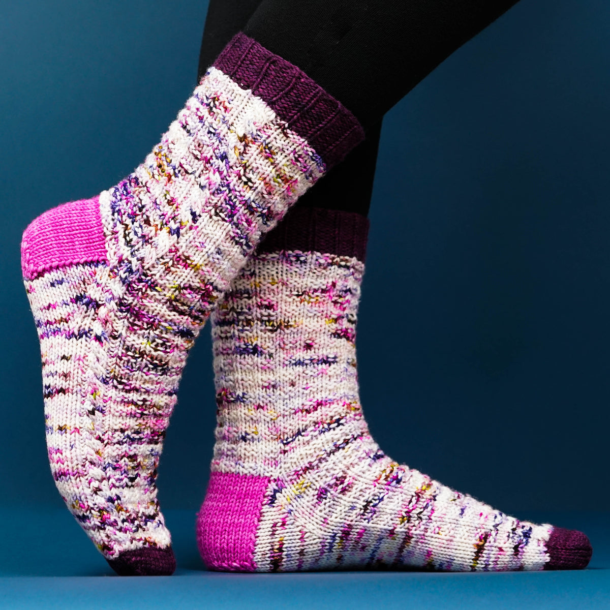 Brown Butter Waffle Sock Kit by Paper Daisy Creations, Lisa Ross