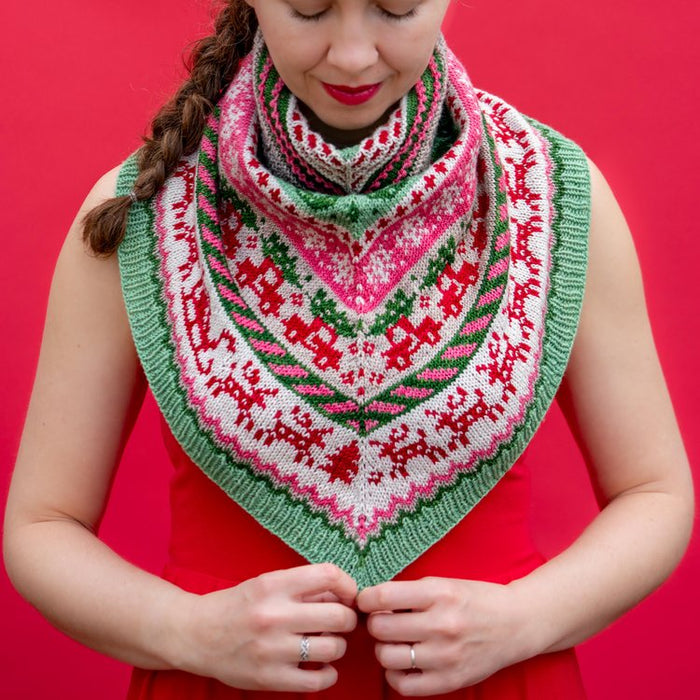 Merrymaking MKAL by Tellybean Knits, Stephanie Lotven KIT