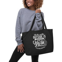 Yarn Delightful - Large Organic Tote Bag