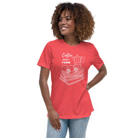 Coffee Books Yarn - Women's Relaxed T-Shirt