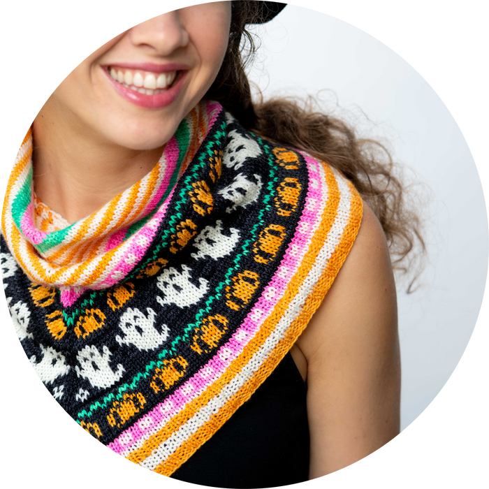 Cowl-o-ween by Tellybean Knits, Stephanie Lotven KIT