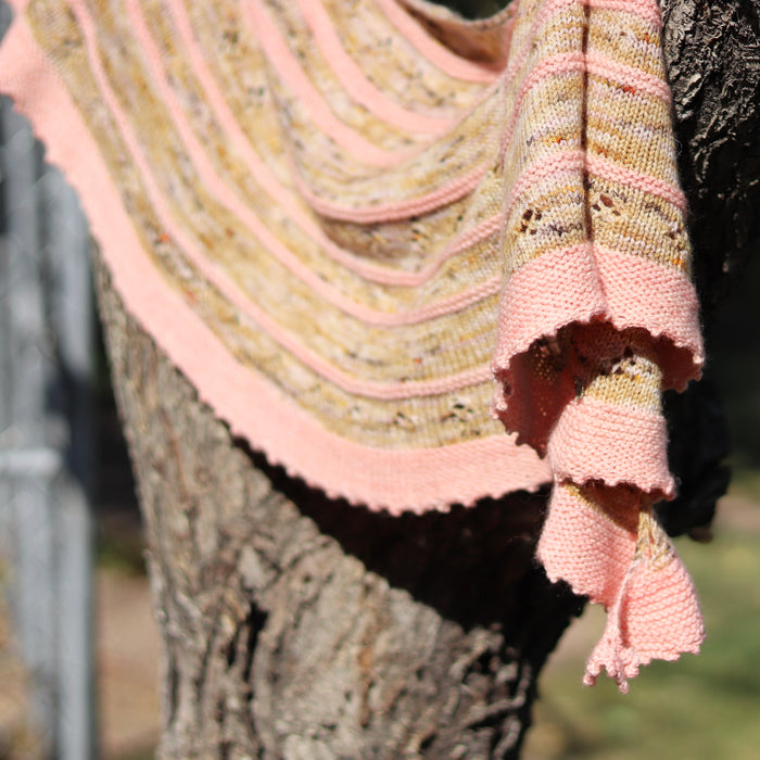 Besitos Shawl (kit) by Lauren Slagle (lolodidit)
