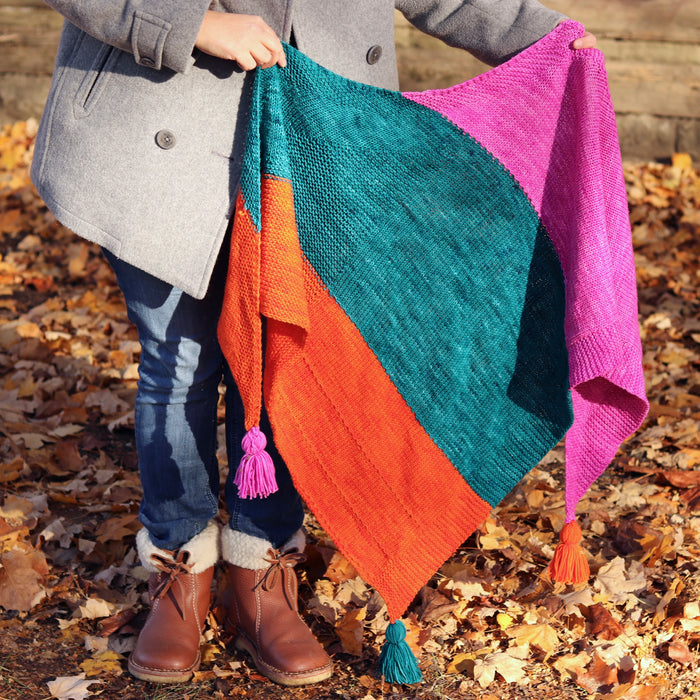 Point Me Home Shawl (kit) by Lauren Slagle (lolodidit)