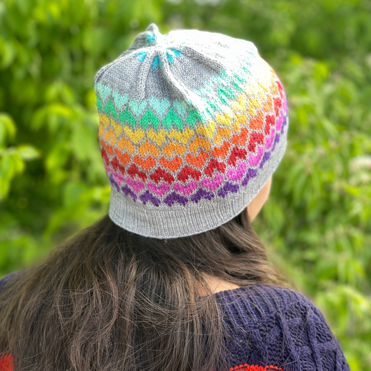 My Rainbow Heart by Tellybean Knits, Stephanie Lotven