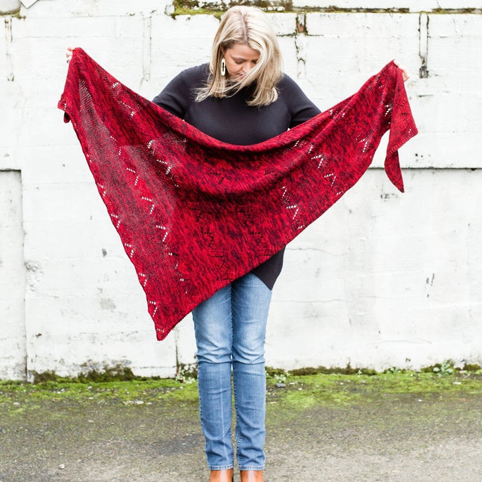 Fallen Petals Shawl by Olive Knits, Marie Greene