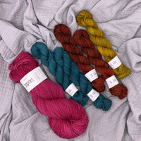 Retro Ski Tracks by Beach House Knits KIT