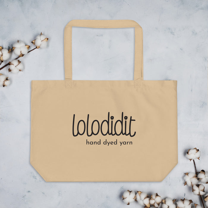 Glorious Morning - Large Organic Tan Tote Bag