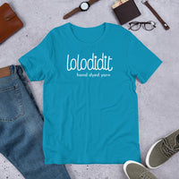 LOLODIDIT Logo - Unisex t-shirt (dark colors/white logo)
