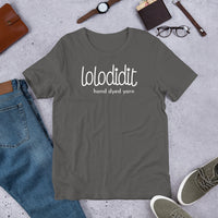 LOLODIDIT Logo - Unisex t-shirt (dark colors/white logo)