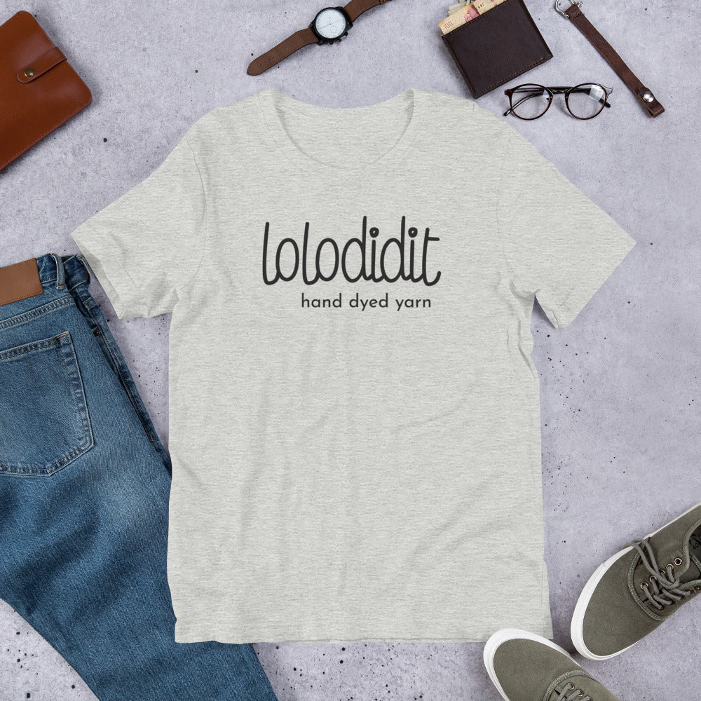 LOLODIDIT Logo - Unisex T-shirt (light colors/black logo)