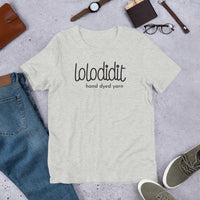 LOLODIDIT Logo - Unisex T-shirt (light colors/black logo)