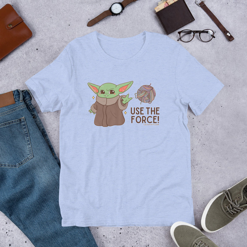 USE THE FORCE - Unisex t-shirt (light colors)