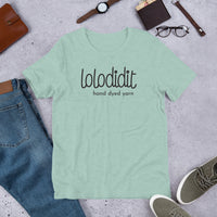 LOLODIDIT Logo - Unisex T-shirt (light colors/black logo)