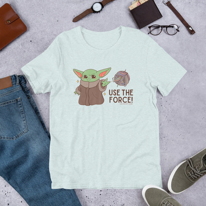 USE THE FORCE - Unisex t-shirt (light colors)
