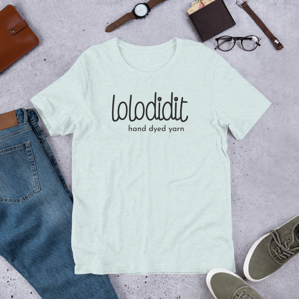 LOLODIDIT Logo - Unisex T-shirt (light colors/black logo)