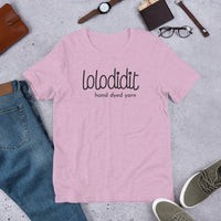 LOLODIDIT Logo - Unisex T-shirt (light colors/black logo)