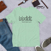 LOLODIDIT Logo - Unisex T-shirt (light colors/black logo)