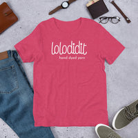 LOLODIDIT Logo - Unisex t-shirt (dark colors/white logo)