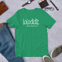 LOLODIDIT Logo - Unisex t-shirt (dark colors/white logo)