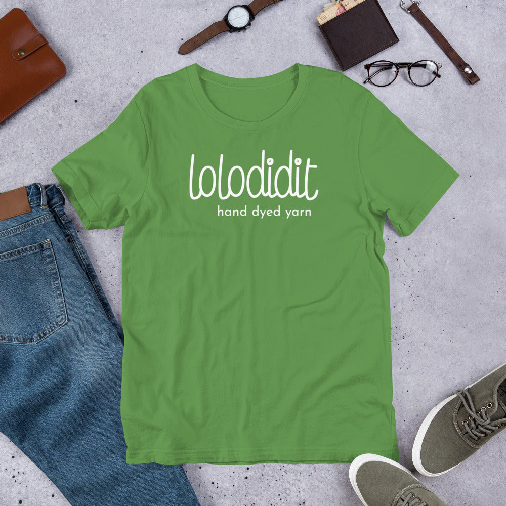 LOLODIDIT Logo - Unisex t-shirt (dark colors/white logo)