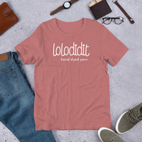 LOLODIDIT Logo - Unisex t-shirt (dark colors/white logo)