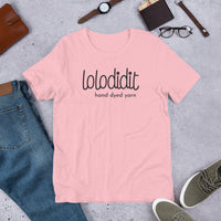 LOLODIDIT Logo - Unisex T-shirt (light colors/black logo)