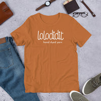 LOLODIDIT Logo - Unisex t-shirt (dark colors/white logo)