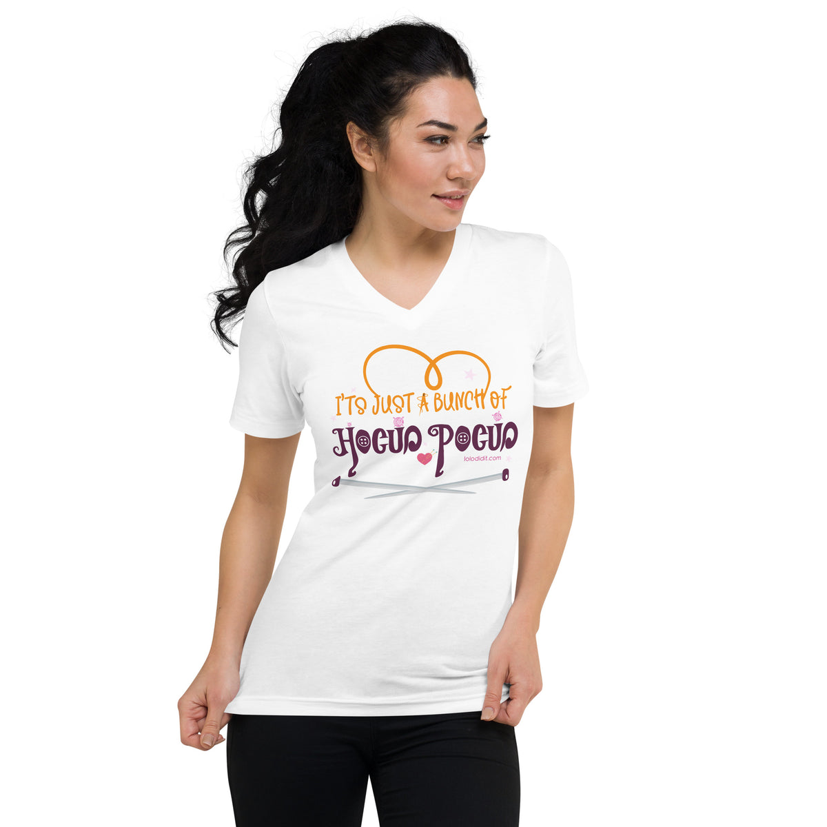 Hocus Pocus - Unisex Short Sleeve V-Neck T-Shirt