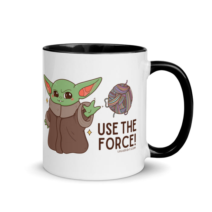 USE THE FORCE - Mug with Color Inside