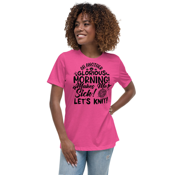 Glorious Morning - Women's Relaxed T-Shirt (black text)