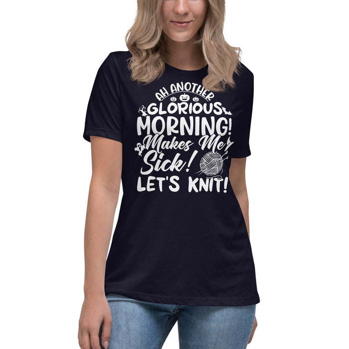 Glorious Morning - Women's Relaxed T-Shirt (white text)