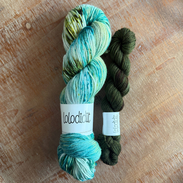 Aquamarine + Rumpelstiltskin - Sock Set