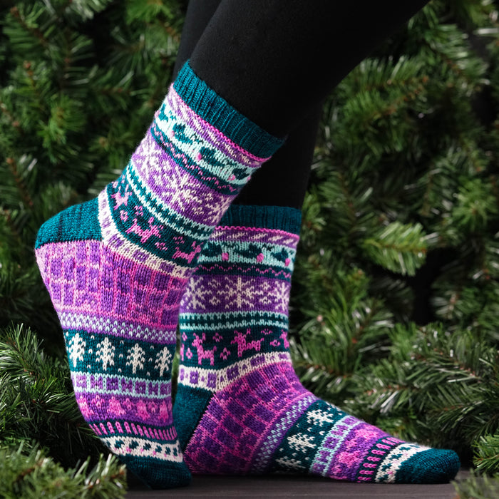 Step Into Christmas SOCKS by Paper Daisy Creations, Lisa Ross KIT