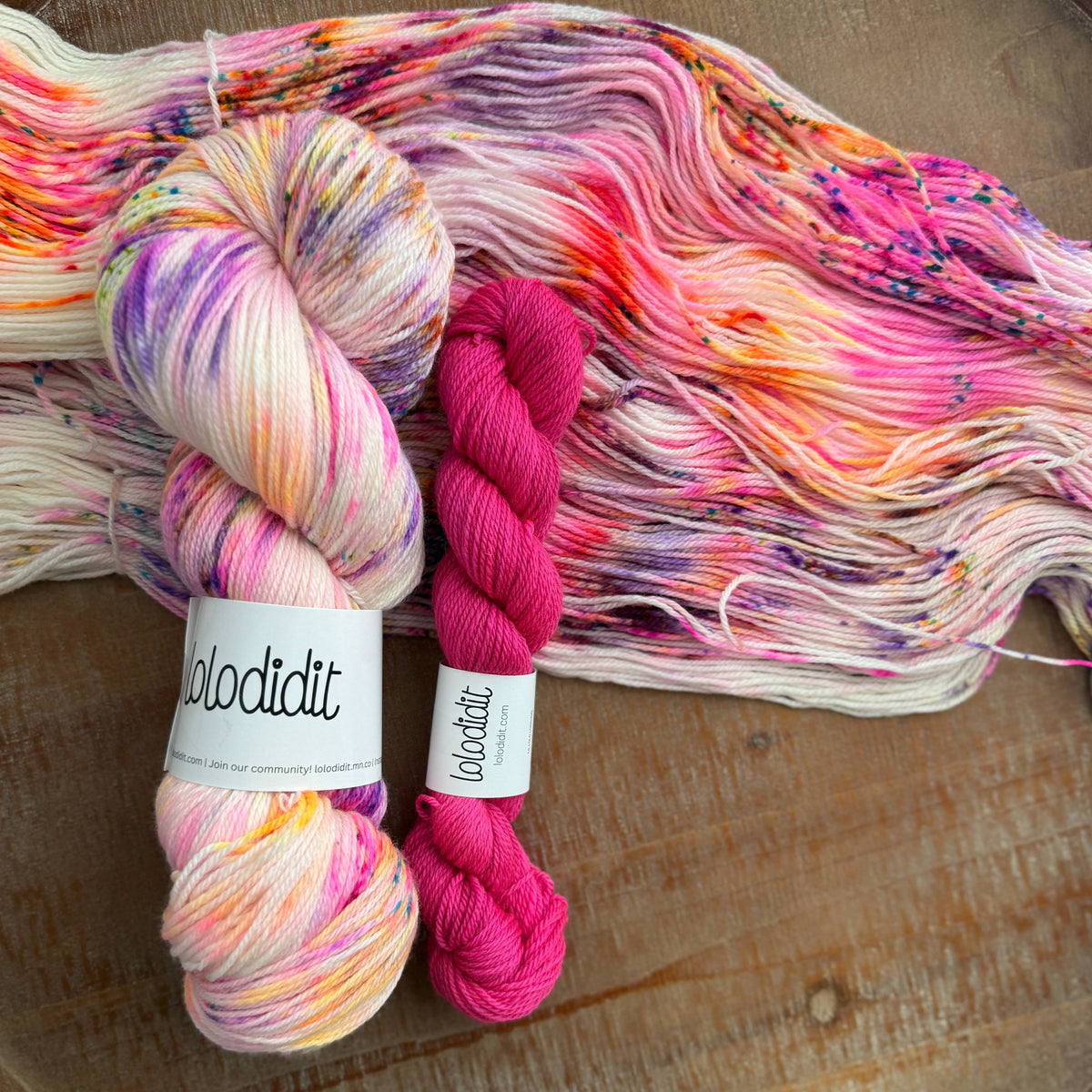 Fat Tuesday + Princess Dianthus - Sock Set