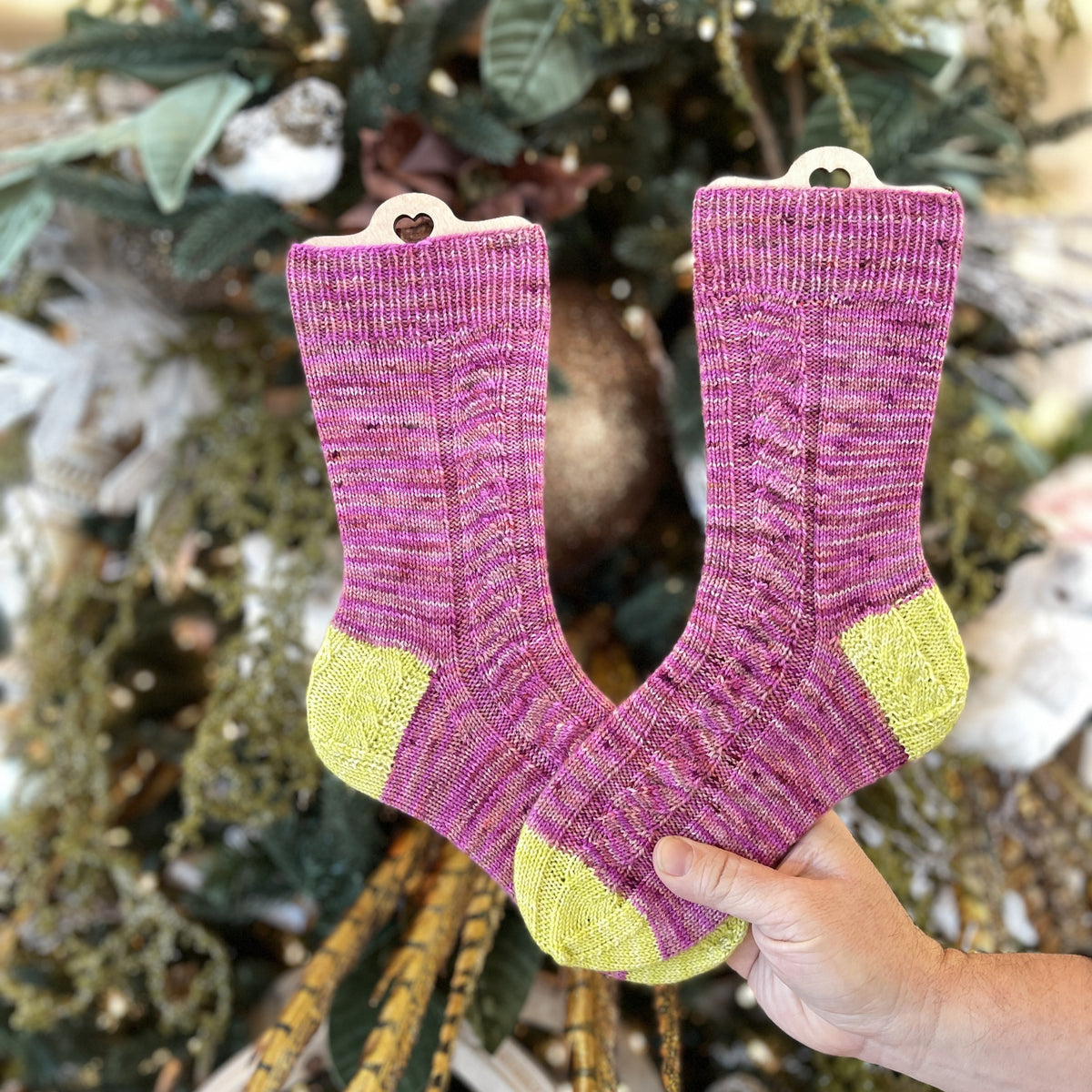 Garland Socks - Sugar Plum + Oow! I Feel Good Sock Set