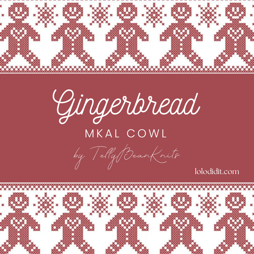 Gingerbread MKAL Cowl by Tellybean Knits, Stephanie Lotven KIT