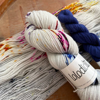 Hippo for Dia de los Muertos + Blurple - Sock Set