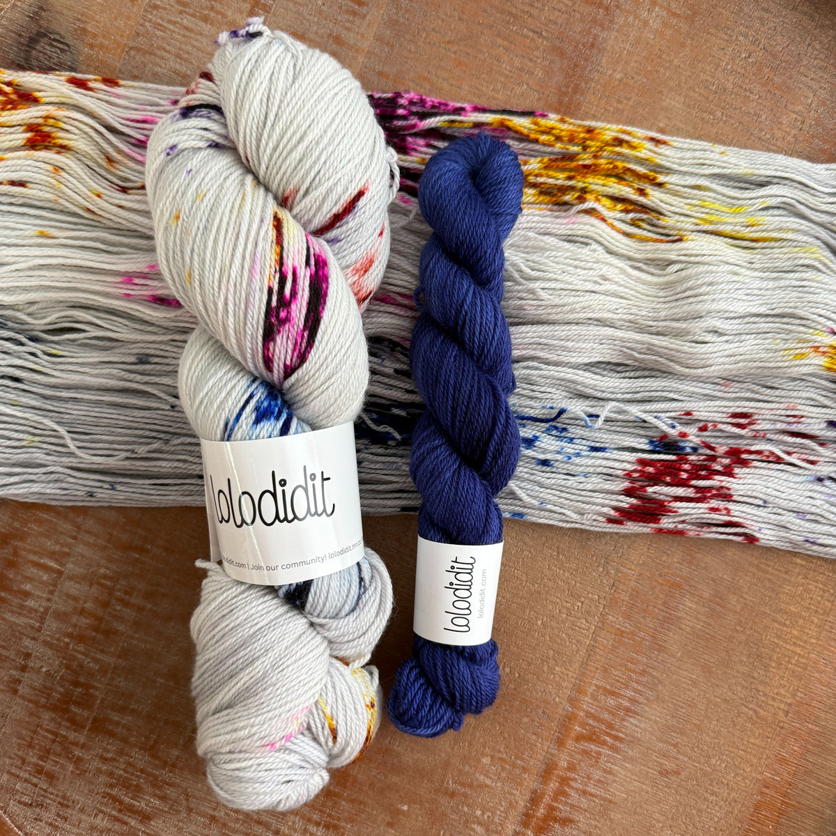 Hippo for Dia de los Muertos + Blurple - Sock Set