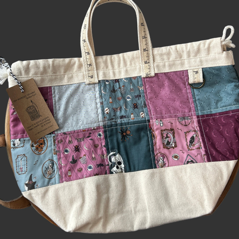 Tote Sack Project Bag - No. 11 - the Scrappy Thread by Erika Hall