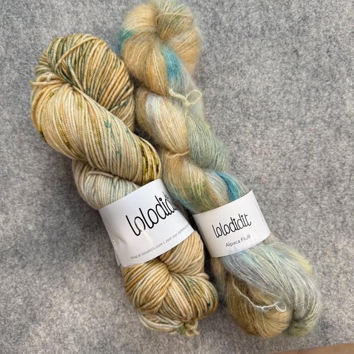 Toadstool - Alpaca Fluff + USA DK Set