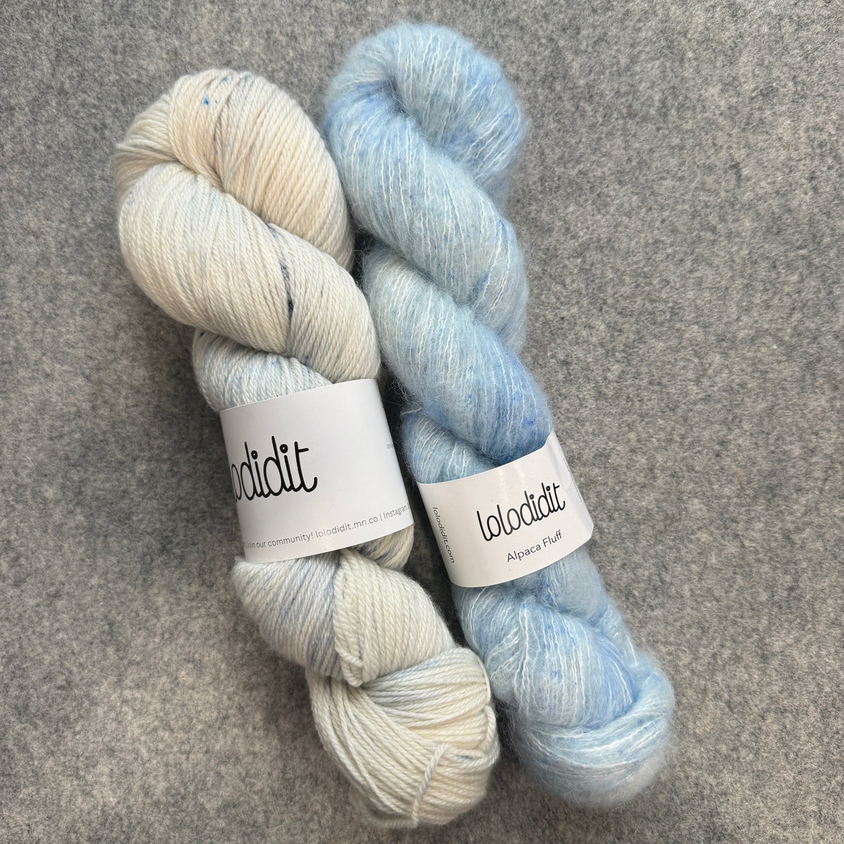 Dew Drop + Ice Ice Baby - Loriginal + Alpaca Fluff