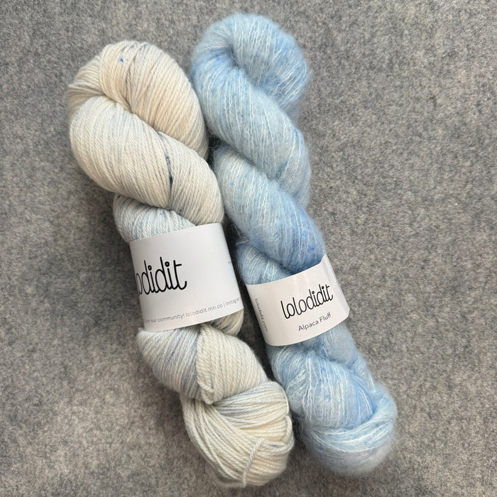 Dew Drop + Ice Ice Baby - Loriginal + Alpaca Fluff