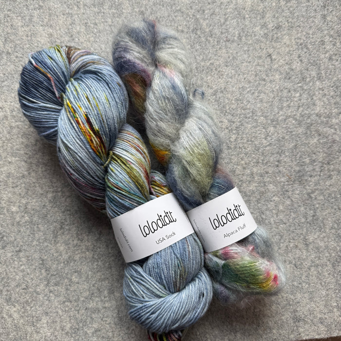 Who Mouses - USA Sock + Alpaca Fluff