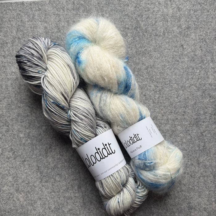 Shiver + Snowflake - Alpaca Fluff + USA DK Set