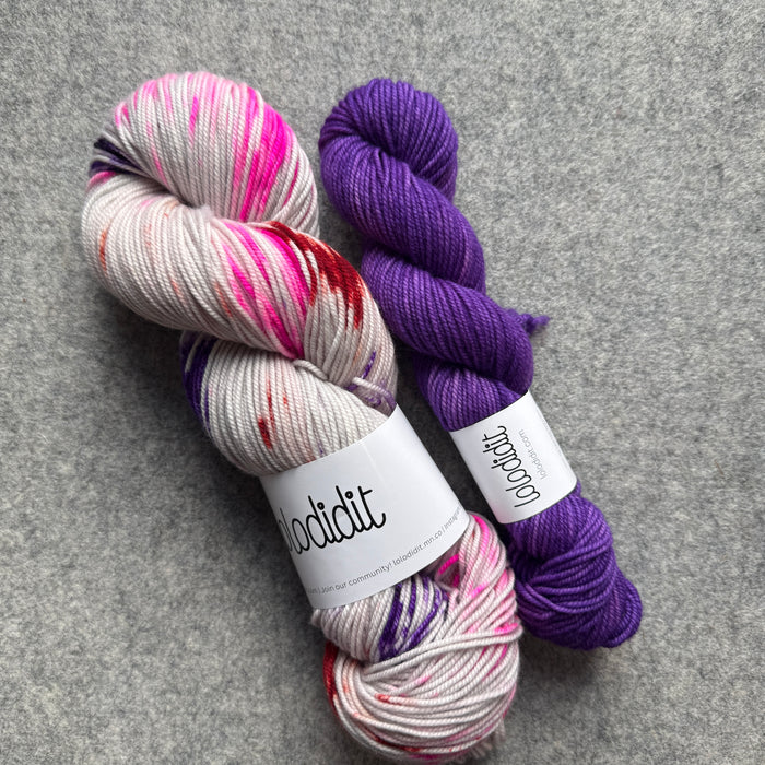 Hippo for Valentine's + Wonka USA DK Sock Set