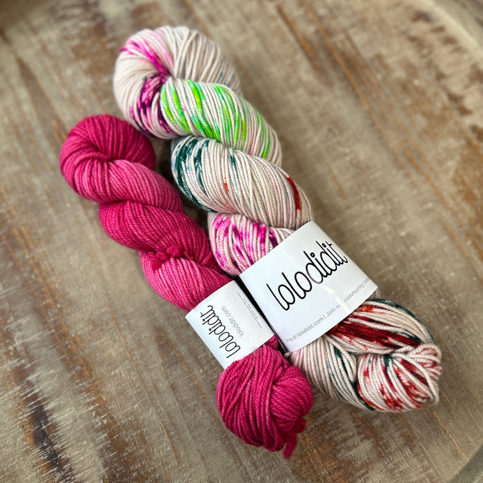 Yeti Goes to Whoville + Chrysanthemum USA DK Sock Set