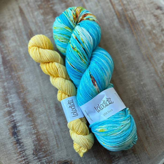 Christmas Doesn't Come From A Store + Golden Ember - USA SOCK Sock Set