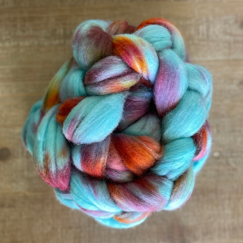Blue Skies - Combed Top Spinning Fiber