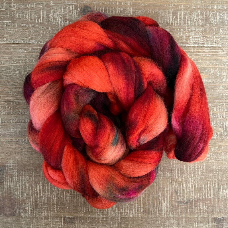 Big Poppa Poppies - Combed Top Spinning Fiber